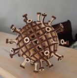 Maquette de coronavirus / puzzle