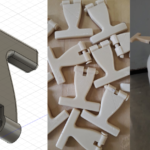 design et impression d'un nouveau système de poignée pour cruches à lait
